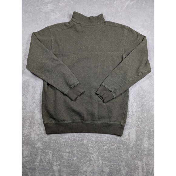 Columbia Sweater Mens Size Medium Pine Green Quarter Zip Outdoor Casual Hiking - Picture 7 of 7